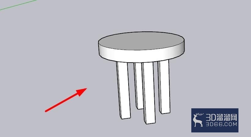 sketchup怎么创建一个圆凳子? sketchup怎么创建一个圆凳子?