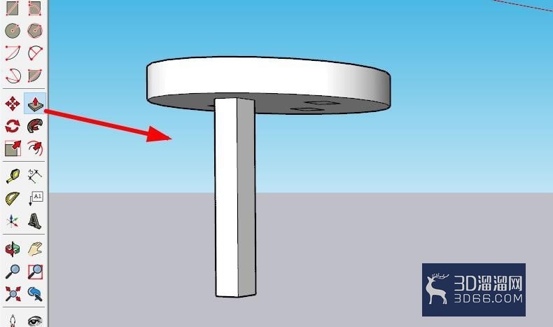 sketchup怎么创建一个圆凳子? sketchup怎么创建一个圆凳子?
