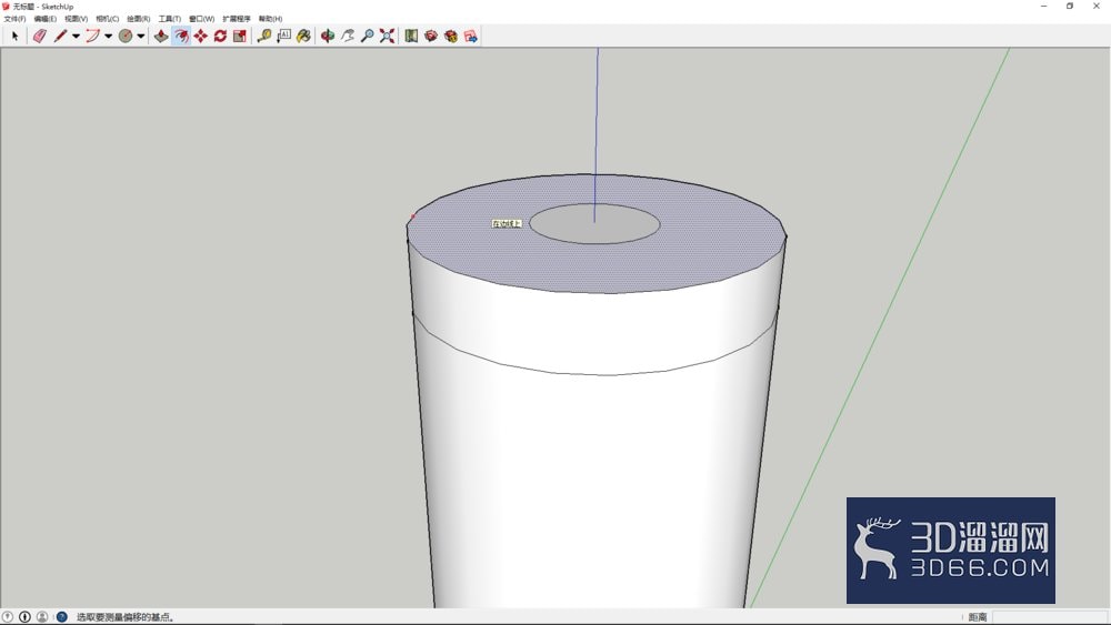 使用sketchup简单电池建模