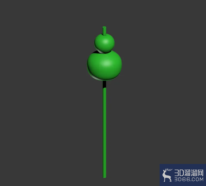 3Dmax葫芦吸管制作教程 3Dmax葫芦吸管制作教程