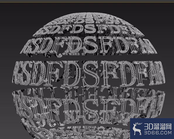 3DMAX异形字母球体建模? 3DMAX异形字母球体建模?