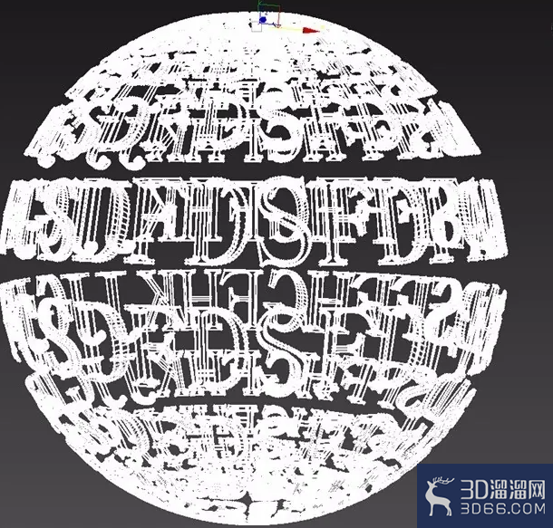 3DMAX异形字母球体建模? 3DMAX异形字母球体建模?