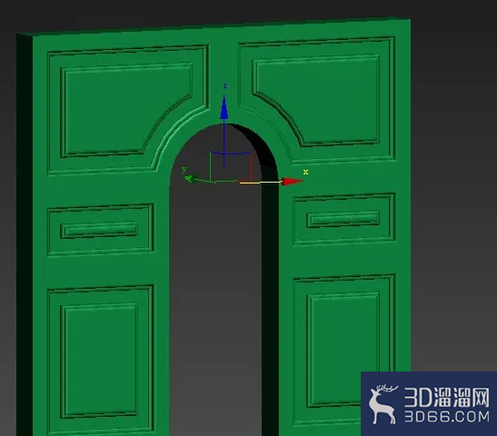 3DMAX如何建模欧式拱门？