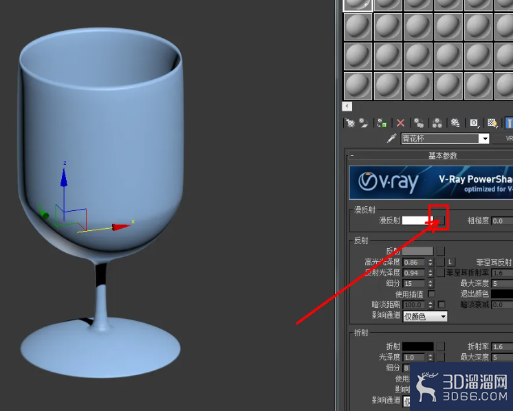 3Dmax酒杯建模与材质设置教程 3Dmax酒杯建模与材质设置教程