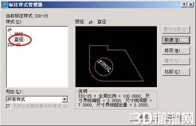 CAD国标标注样式设置方法 CAD国标标注样式设置方法