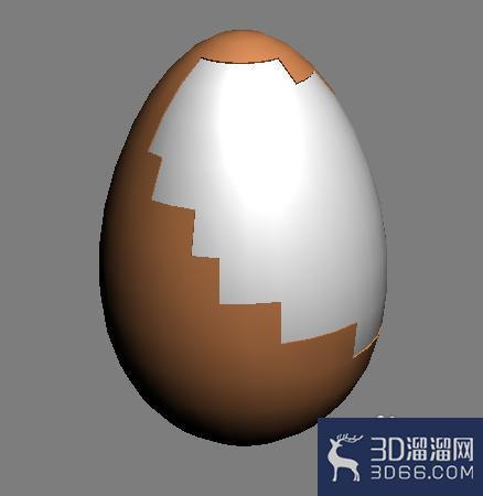 3DMAX怎样制作鸡蛋? 3DMAX怎样制作鸡蛋?