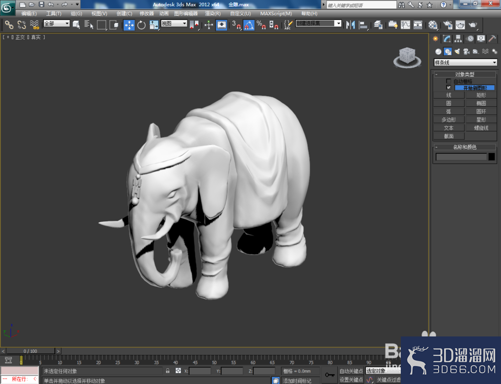 3Dmax如何制作金雕? 3Dmax如何制作金雕?