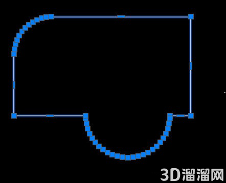 CAD怎么创建圆形或带圆弧的覆盖区域？
