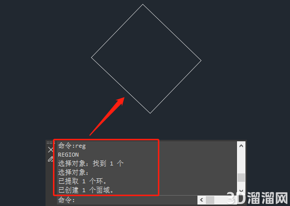 CAD创建面域方法技巧