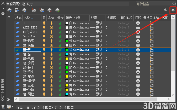 CAD图层状态管理小技巧