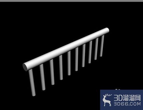 3Dmax怎么建立护栏模型? 3Dmax怎么建立护栏模型?