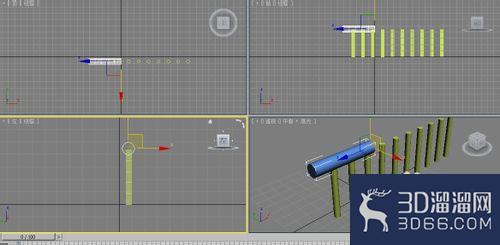 3Dmax怎么建立护栏模型? 3Dmax怎么建立护栏模型?