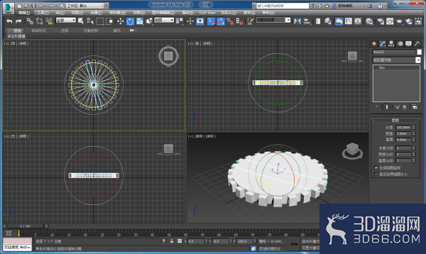 3dmax如何做齿轮? 3dmax如何做齿轮?