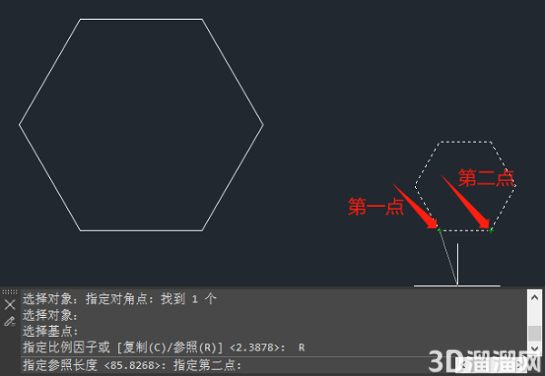 CAD缩放参照怎么使用? CAD缩放参照怎么使用?