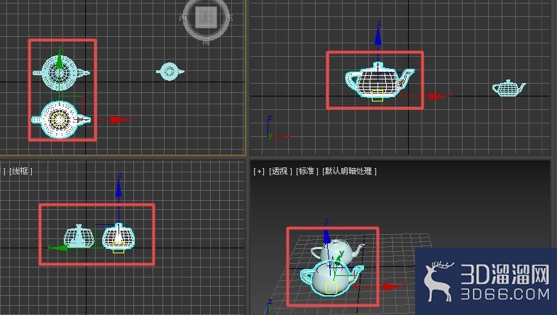 3dmax如何利用移动工具进行复制？