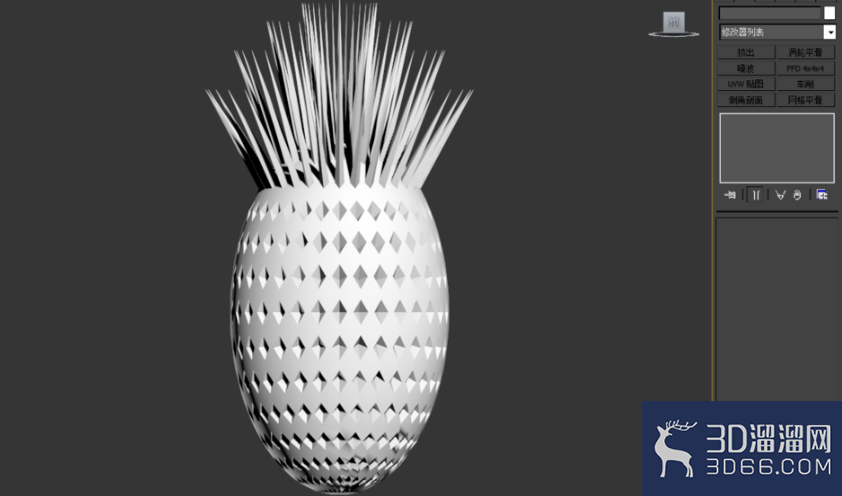 3dmax可编辑多边形怎么使用顶点挤出？