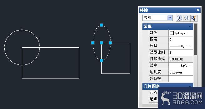 CAD怎么不等比缩放图形？