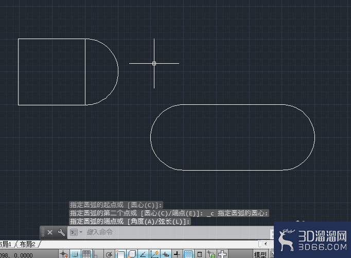 CAD2014绘制圆弧的方法 CAD2014绘制圆弧的方法