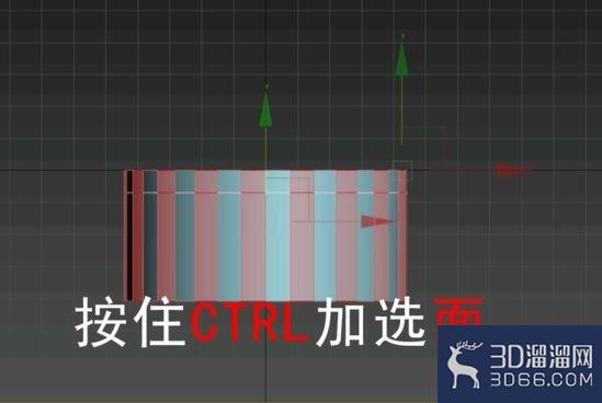 3dmax快速选中间隔面的方法 3dmax快速选中间隔面的方法