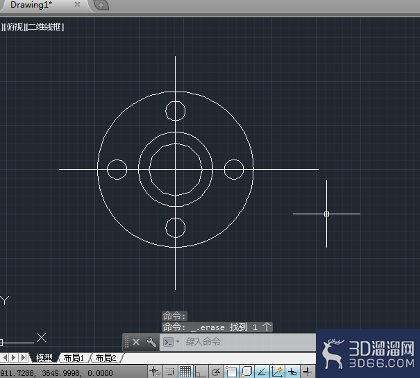 CAD2014绘制圆形方法步骤