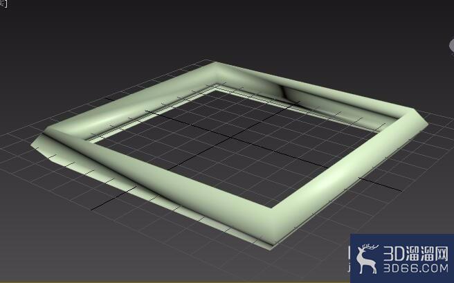 3dmax如何从圆环快速创建矩形框？