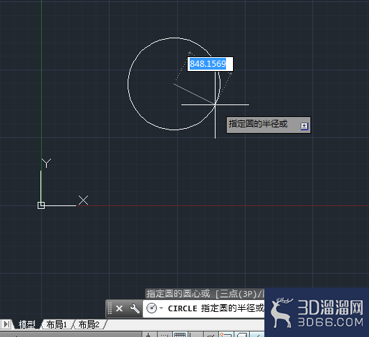 CAD2014绘制圆形方法步骤