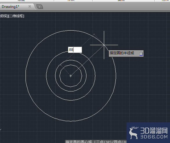 CAD2014绘制圆形方法步骤