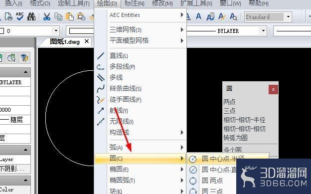 CAD制图中圆形半径与直径标注方法 CAD制图中圆形半径与直径标注方法