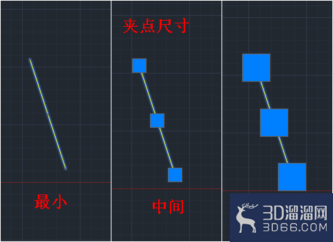 怎么调节CAD中鼠标控制的十字光标和选点的大小？
