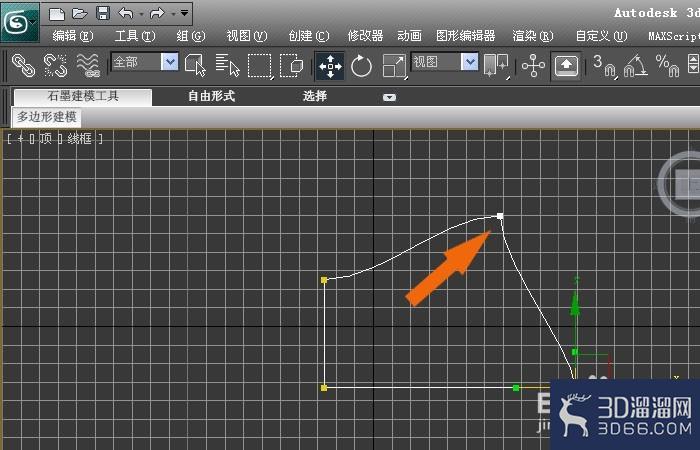 3dmax中如何将矩形图形变成面?-3d溜溜网