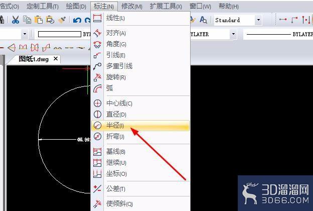 CAD制图中圆形怎么标注直径与半径？