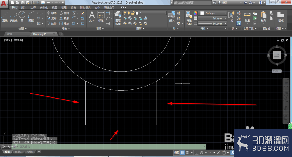 AutoCAD2019画齿轮的方法