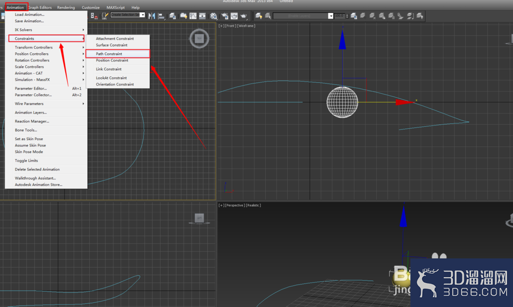 3dmax 路径动画的设置 3dmax 路径动画的设置