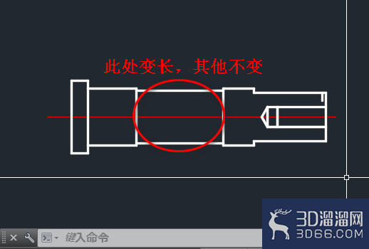 CAD怎么将产品的一部分拉长拉伸? CAD怎么将产品的一部分拉长拉伸?