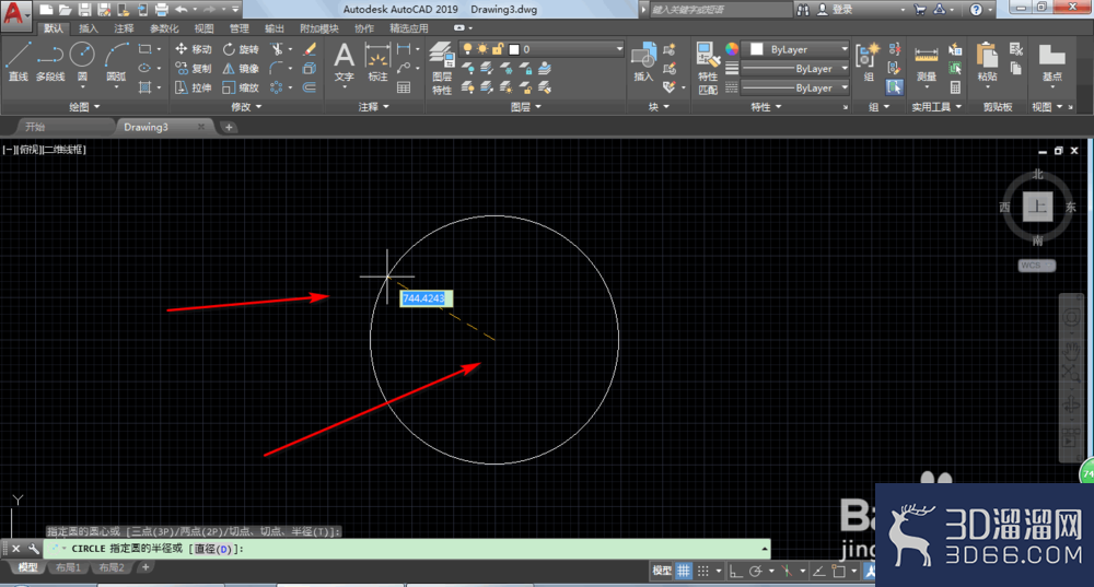 AutoCAD2019画齿轮的方法