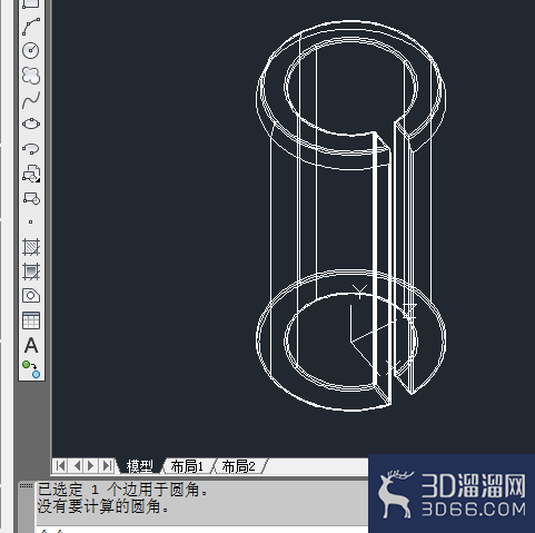 AutoCAD如何创建弹性圆柱销三维模型? AutoCAD如何创建弹性圆柱销三维模型?