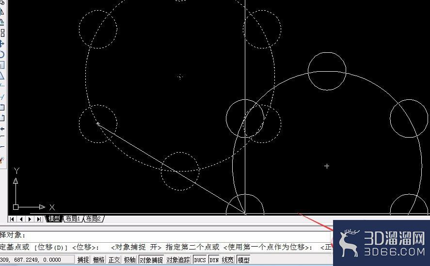 CAD怎么将图形移动到坐标原点？