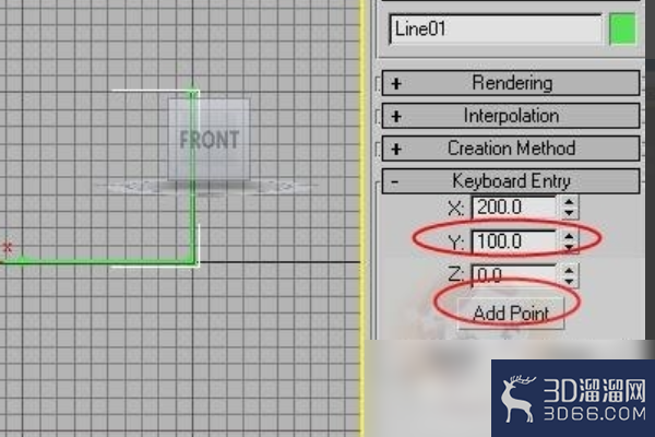 怎么用3DMAX画出自定义长度的线？