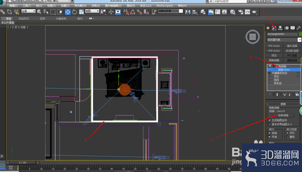 用3DMAX如何制作石膏线模型？