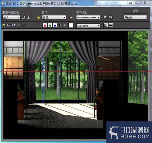 3dMax怎么制作窗外背景作为背景环境？