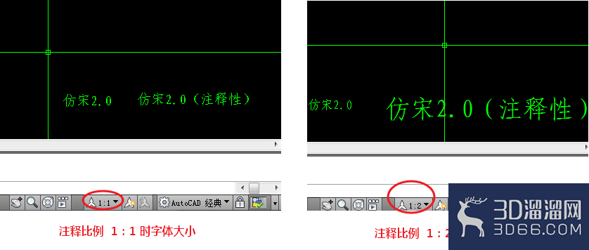 AutoCAD怎么设置文字样式（及注释性字体区别）