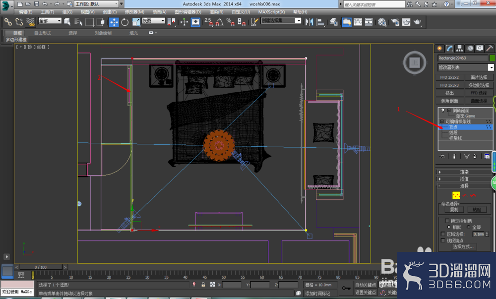 用3DMAX如何制作石膏线模型？