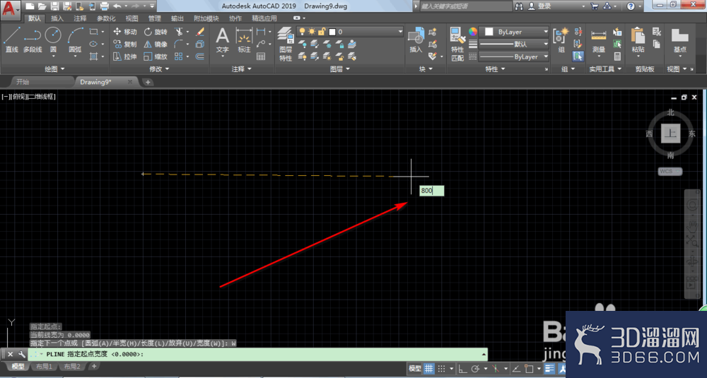 AutoCAD2019怎么画粗线？