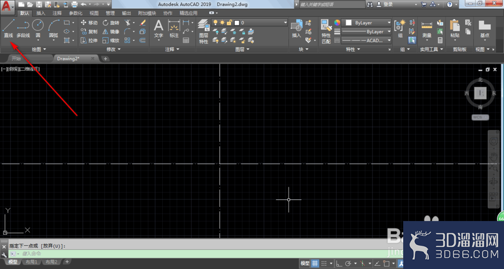 AutoCAD2019中心线怎么画？