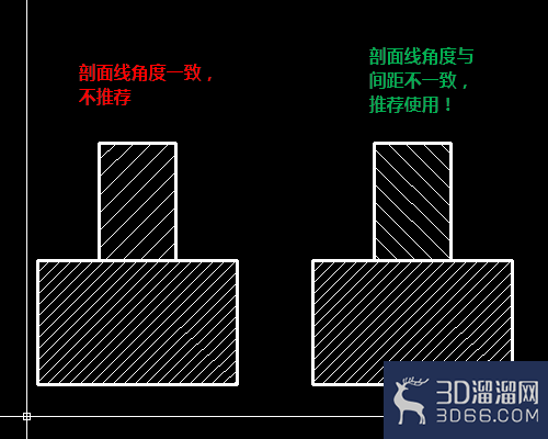 AutoCAD剖视图中剖面线的画法 AutoCAD剖视图中剖面线的画法