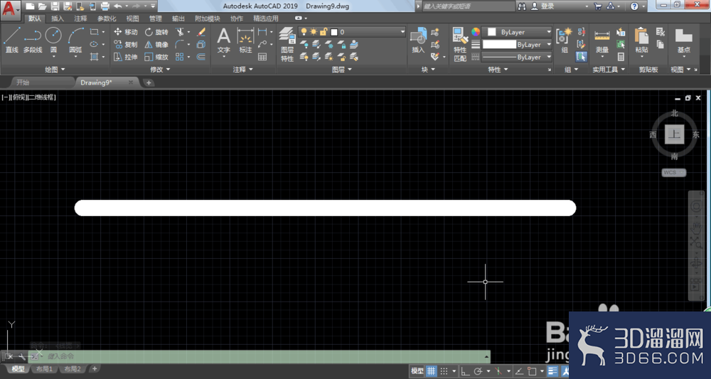 AutoCAD2019怎么画粗线？