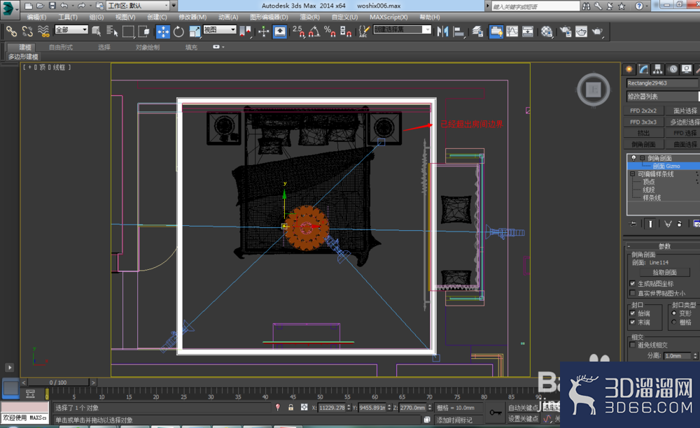 用3DMAX如何制作石膏线模型？