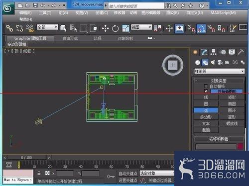 3dMax怎么制作窗外背景作为背景环境？