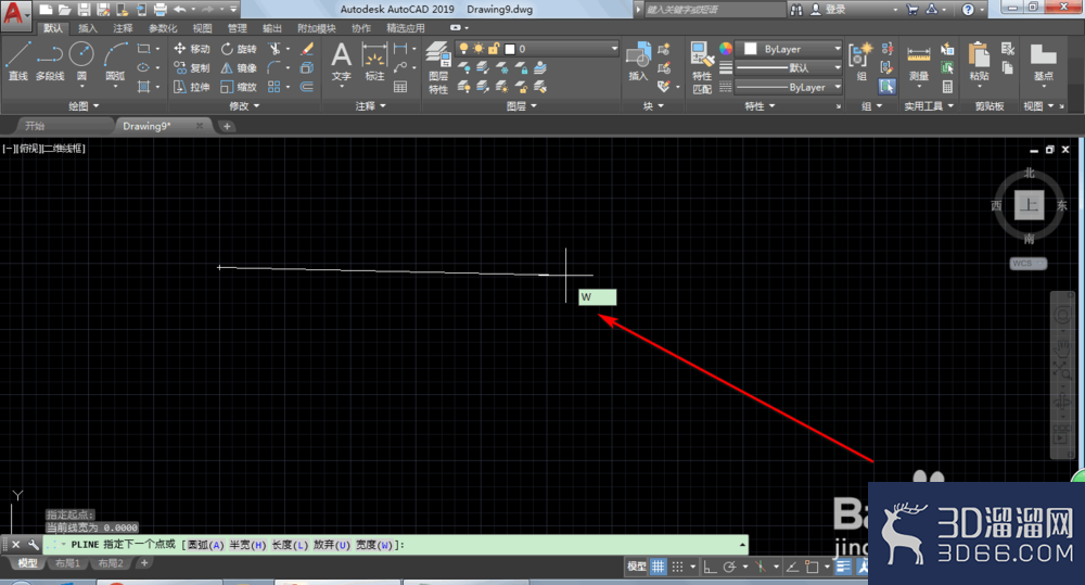 AutoCAD2019怎么画粗线？