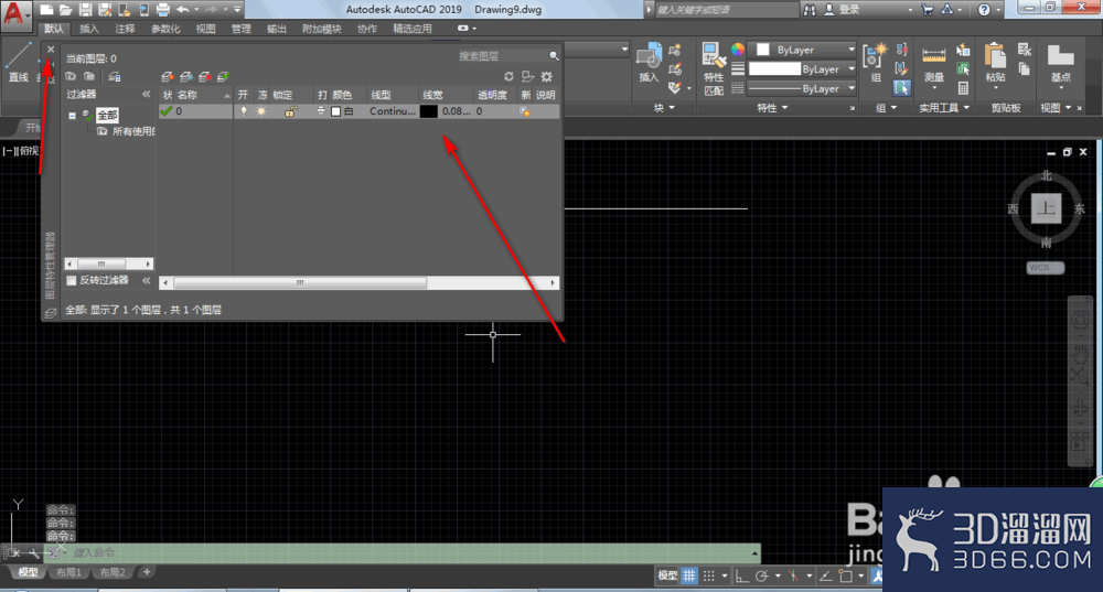 AutoCAD2019怎么画粗线？